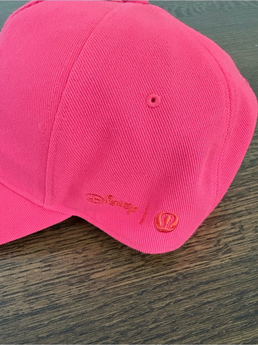 NWT LuLuLemon Hot Pink Mickey Disney Baseball Cap